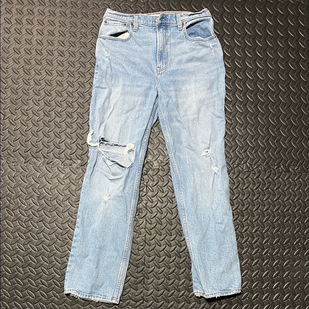 Abercrombie & Fitch Light Blue Ultra High Rise Jeans